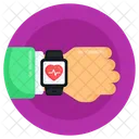 Fitness Tracker Fitness Watch Healthcare Watch Icon