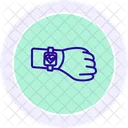 Step Count Line Icon Icon