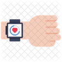 Fitness Tracker Smartwatch Smartband Icon