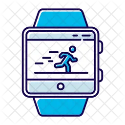 Fitness Tracker Running Application  Icon