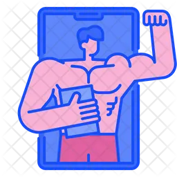 Fitness trainer  Icon