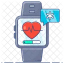 Smartwatch Gesundheitsuhr Fitnessuhr Symbol