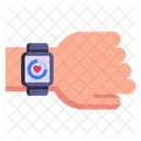 Fitnessuhr Symbol