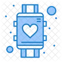 Fitnessuhr Smartwatch Herz Symbol