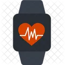 Fitness Watch Smartwatch Heart Beat Icon
