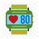 Fitness Watch Heart Icon
