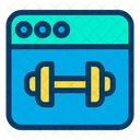 Fitness Website  Icon