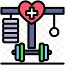 Fitnessgeräte  Symbol