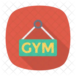 Fitnessstudio  Symbol