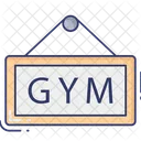 Fitnessstudio Fitness Training Symbol