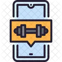 Fitnessstudio-App  Symbol