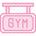 Fitnessstudio-Brett  Symbol