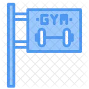 Fitnessstudio-Brett  Symbol