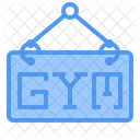 Fitnessstudio-Brett  Symbol