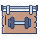 Fitnessstudio-Brett  Symbol