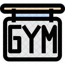 Fitnessstudio-Brett  Symbol