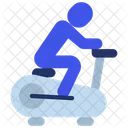 Fitnessstudio Radfahren  Icon