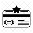 Fitnessstudiomitgliedschaft  Symbol