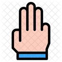 Five Hand Hands And Gestures Icon