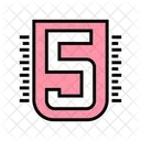 Five Number Numbers Icon