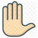 Five Gesture Hand Icon