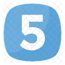 Five 5 Number Icon