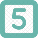 Square Number Shape Icon