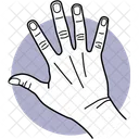 Five Fingers Fingers Finger Icon