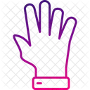 Five Fingers Contact Fingers Icon