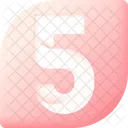 Five 5 Star Icon