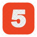 Five 5 Number Icon