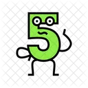 Five Number Five Number Icon