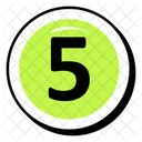 Five Number  Icon