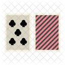 Five Of Clubs Casino Poker Icon