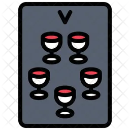 Five of cups  Icon