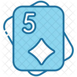 Five Of Diamonds  Icon