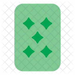 Five Of Diamonds  Icon