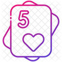 Five Of Heart  Icon