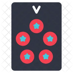 Five of pentacles  Icon