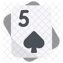 Five Of Spades  Icon