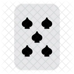 Five Of Spades  Icon