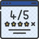 Of Stars Rating Icon