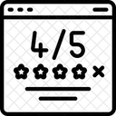 Of Stars Rating Icon