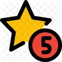 Five Star Star Rating Icon