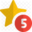 Five Star Star Rating Icon
