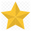 Five Star Gold Star Award Symbol