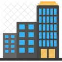 Five Star Hotel High Building Hotel Building Icon