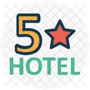 Five Star Hotel Hotel Hotel Category Icon