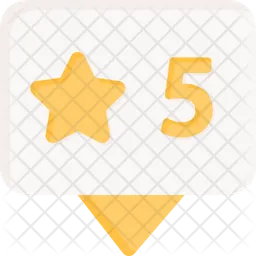 Five Star Rating  Icon