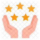 Five Star Rating  Icon